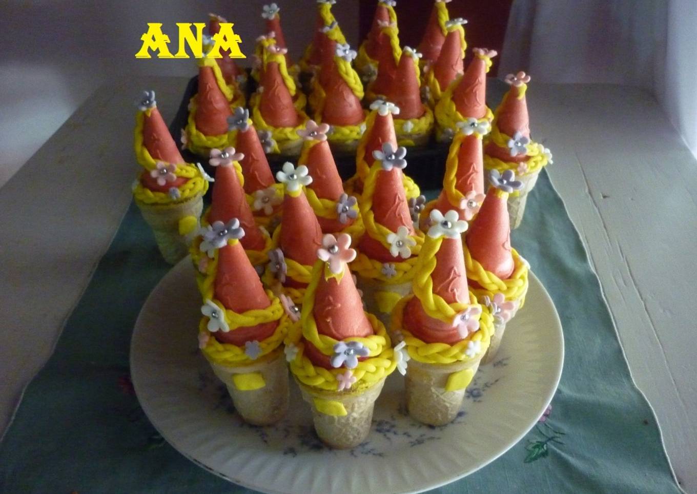Cupcakes EL CASTILLO DE RAPUNZEL