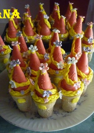 Una foto de Cupcakes EL CASTILLO DE RAPUNZEL