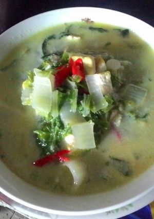 Foto resep Sayur sawi tahu