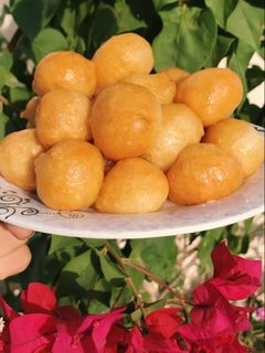 صورة لوصفة لقيمات 😋✨