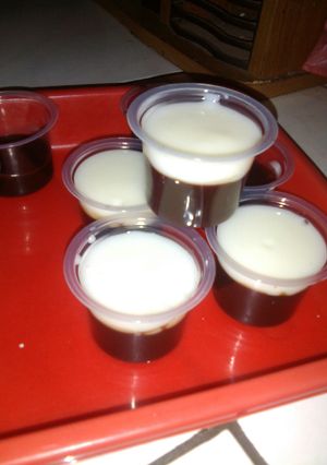 Foto resep puding nutrijelly dgn fla suka suka saya....