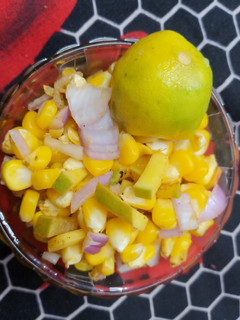 கார்ன் மேங்கோ மசாலா (Corn mango masala recipe in tamil) செய்முறை முக்கிய புகைப்படம்
