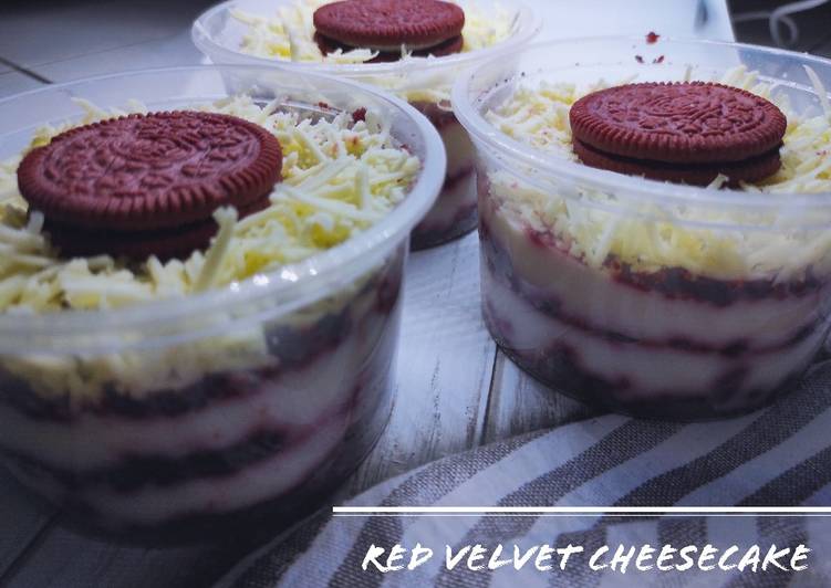 Bagaimana Menyiapkan Red Velvet Cheese Cake, Enak Banget