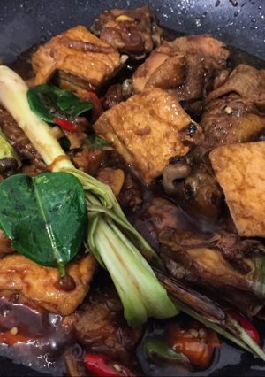 Foto resep Ayam,tahu n tempe kecap jahe