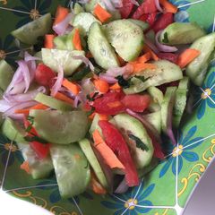 A picture of Vegetables salad.