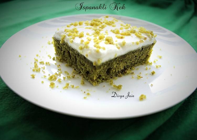 Recipe of Super Quick Homemade Ispanakli Kek (Turkish Spinach Cake)