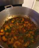Camarones en salsa de tomate