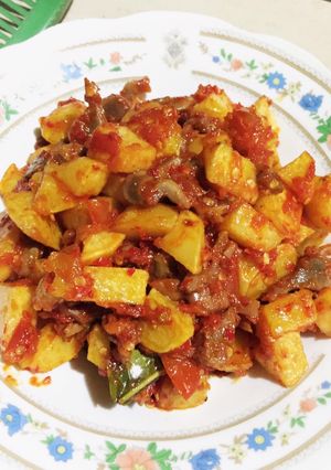 Foto resep Resep Kentang Balado Ati Ampela