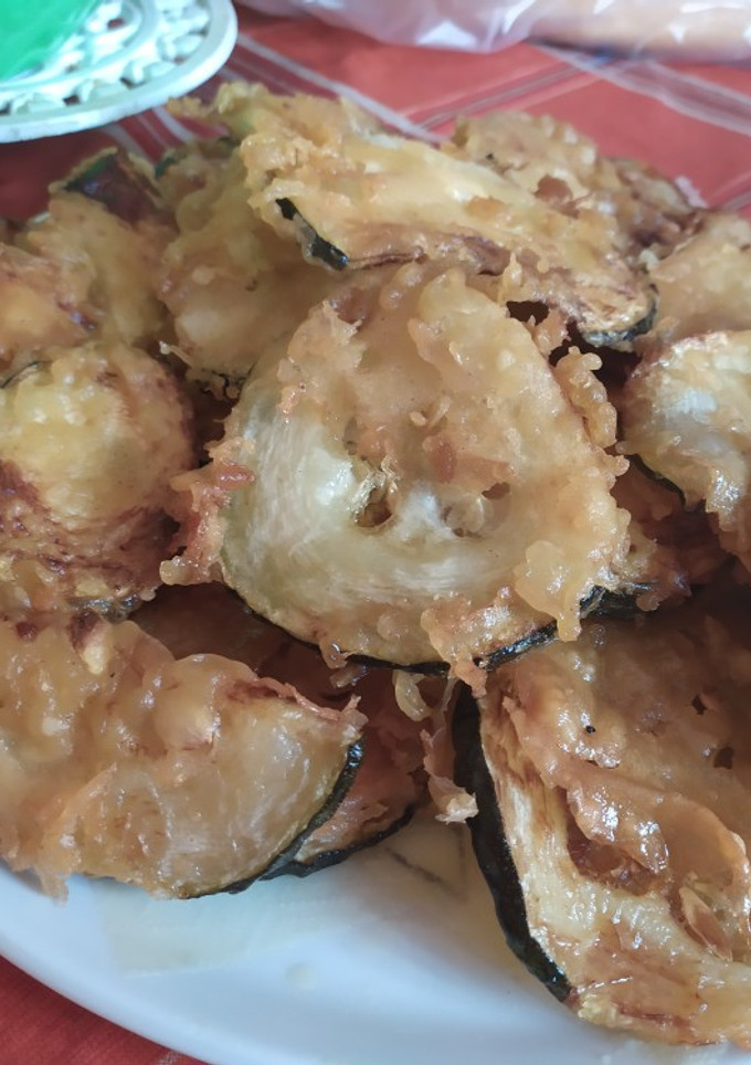 Una foto de Calabacín frito a la cerveza