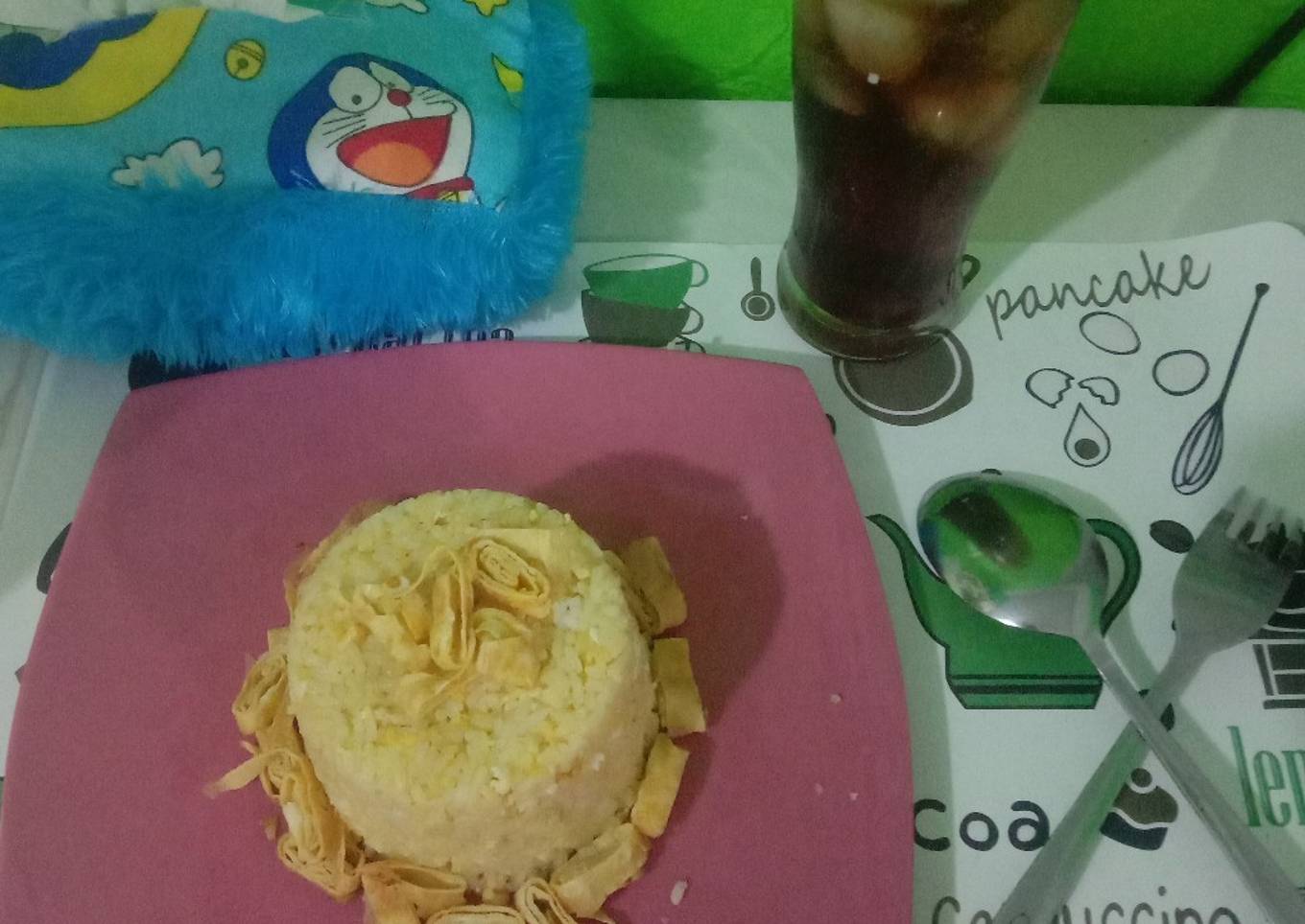 Nasi goreng telur keju
