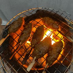 A picture of Turkish Lamb Kofta Kebabs - WOWWWWeeee.
