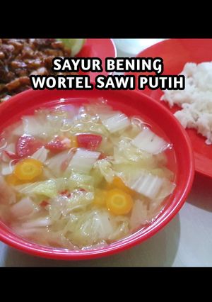Foto resep Resep Sayur Bening Wortel Sawi Putih