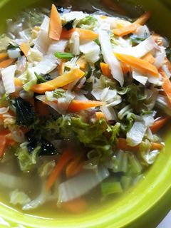 Foto resep Sayur bening sawi putih wortel