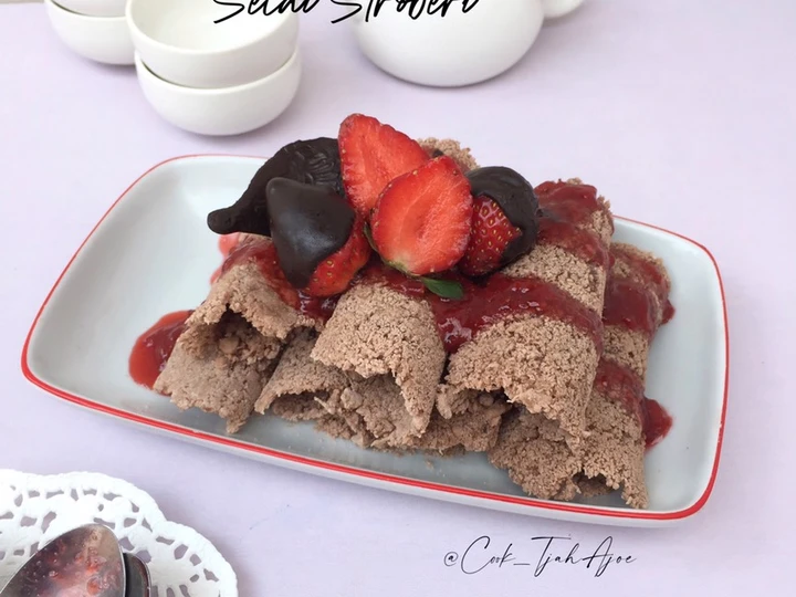 Cara Gampang Membuat Resep Kue Rangi Coklat-Selai Stroberi yang  Bikin Ketagihan Anti Ribet, Uenak Banget