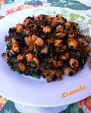 💖 Espinacas con garbanzos (για διαβητικούς)