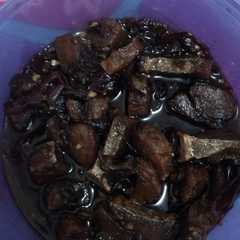 รูปของ Ikan asin tenggiri asam manis