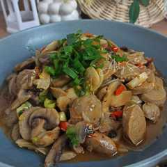 Oseng Bakso Jamur-レシピのメイン写真
