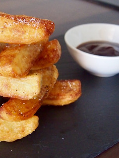 Una foto de Las mejores patatas o papas fritas con triple cocción