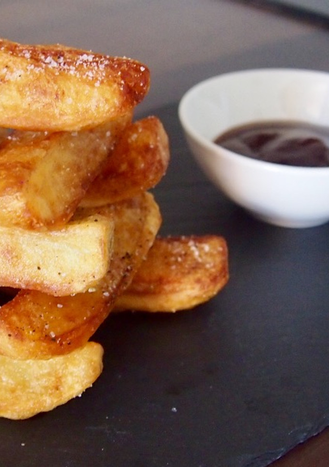 Una foto de Las mejores patatas o papas fritas con triple cocción