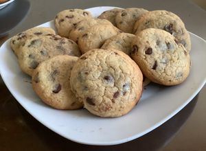 Una foto de Galletas con chispas de chocolate