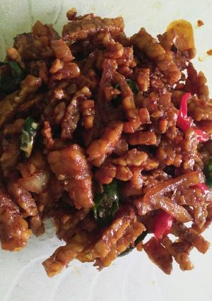 Foto resep Tempe orek bumbu iris