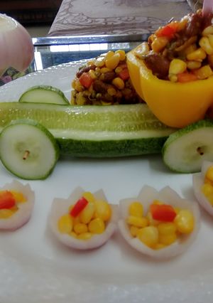 A picture of Healthy corn veg cart.