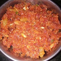 A picture of Gajar ka halwa.