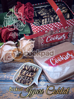 Gambar Biskut Jejari Coklat