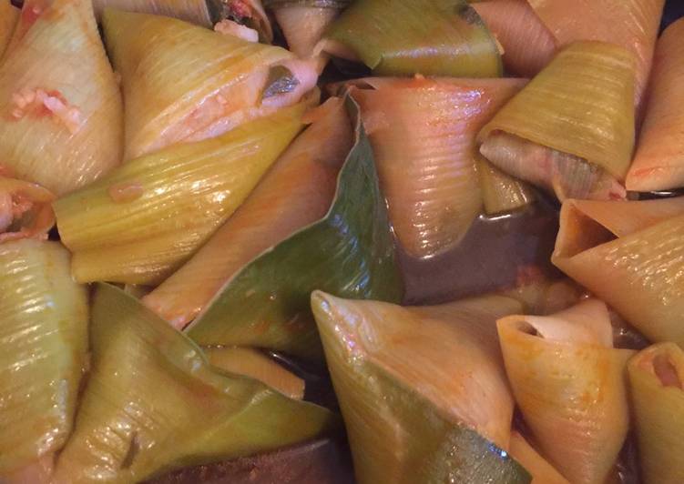 Recipe of Homemade Stuffed Leek Leaves