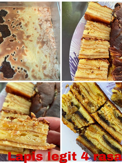 Foto resep Lapis legit 4 Rasa