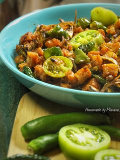 Foto resep Oseng Tempe Teri Lombok Ijo