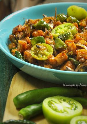 Foto resep Oseng Tempe Teri Lombok Ijo