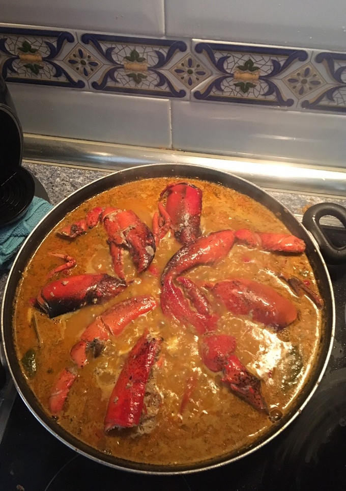 Una foto de Arroz caldoso con bogavante