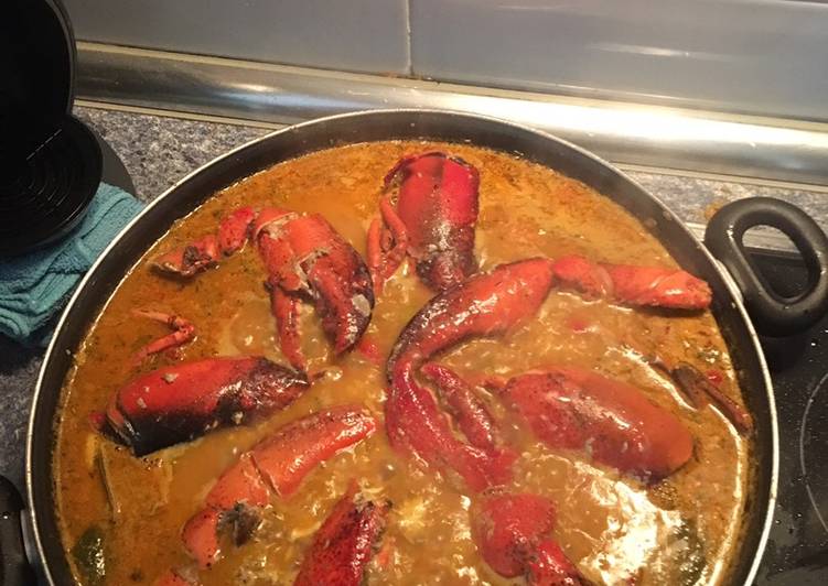 Arroz caldoso con bogavante