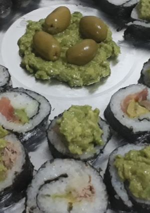 Una foto de Sushi casero riquísimo