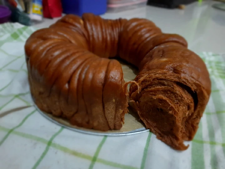 Cara Mudah Menyiapkan Resep Choco woll roll bread kukus menul2 tanpa mixer tanpa ulen yang Bikin Ngiler Anti Ribet, Uenak Banget