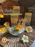 Pocky Cendol Baked Cheesecake