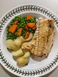 Über-simple cod dinner