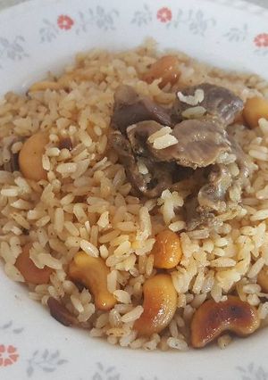 صورة لوصفة رز بالخلطه بطريقه سريعه