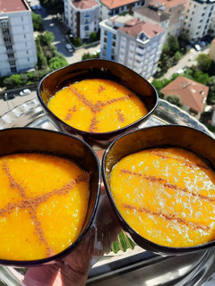 عکسی از دستور فرنی زعفرانی (آرد برنج)