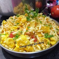 A picture of Cornflakes bhel.