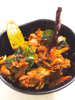 A picture of Mutton Ghee Roast.