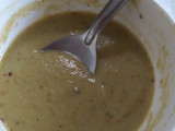 Crema de brócoli y berenjena