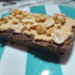 Una foto de Brownie sin harina