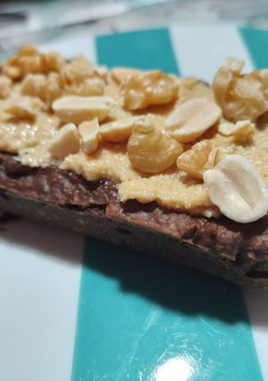 Una foto de Brownie sin harina