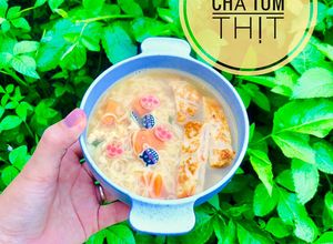 Hình của món Chả tôm thịt.