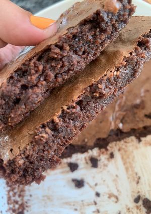Una foto de Brownies con Nesquik