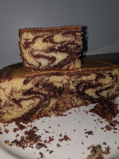 A picture of Zebra cake.