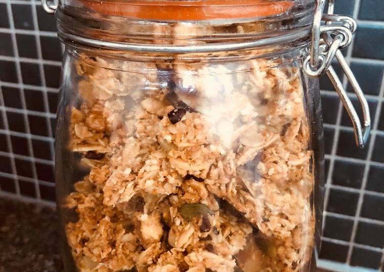 Simple Way to Prepare Homemade Homemade Granola - vegan