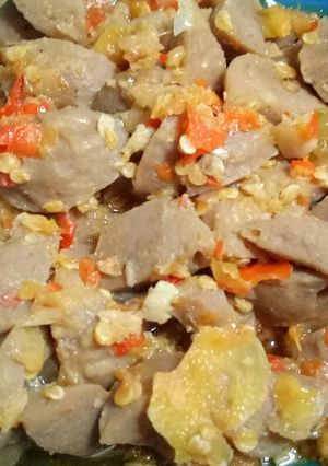 Foto resep Oseng Bakso super pedas